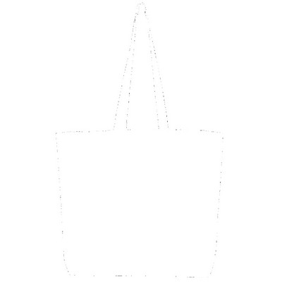 Blank 10 oz Canvas Book Tote Bag | Reusable Gusseted Everyday Grocery Black (13x14x4)